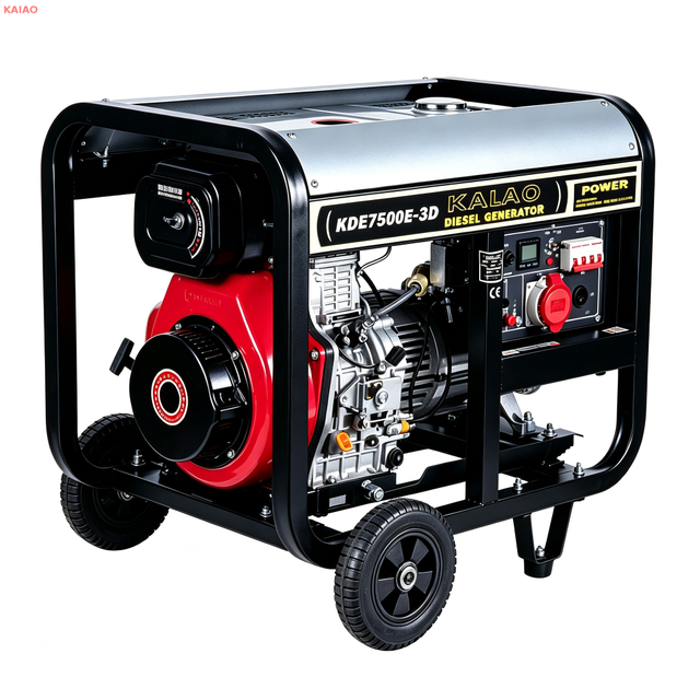 KDE6500E-3D 7KW Equal Power Open Type Diesel Generator SET