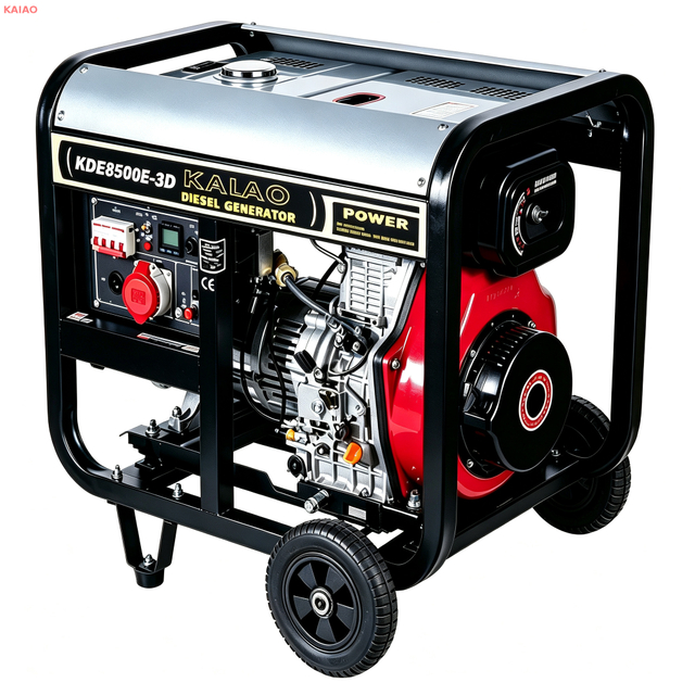 KDE8500E-3D 8KW Equal Power Open Type Diesel Generator SET