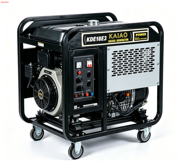KDE18E3 15KW Double Cylinder Diesel Generator SET