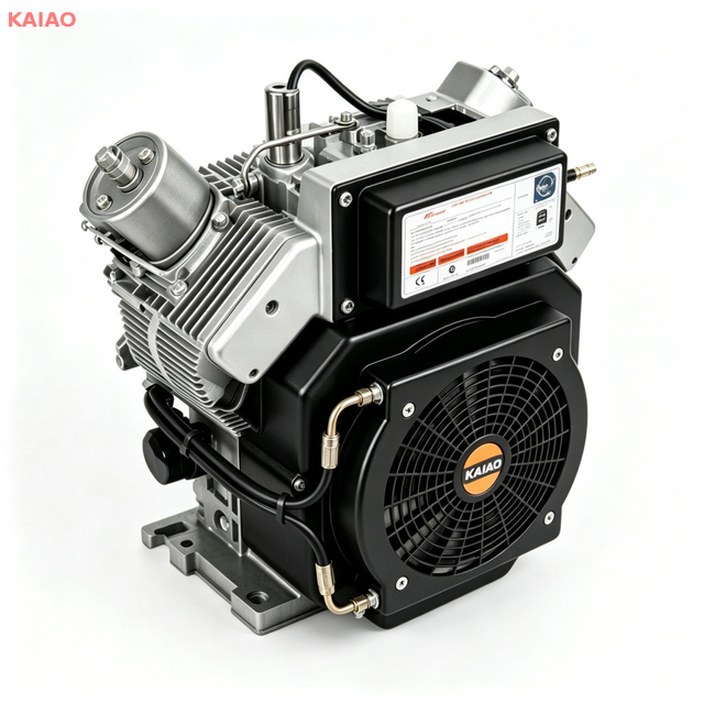 KA2V88 KAIAO AIR COOLED DOUBLE CYLINDER DIESEL ENGINE 18Hp MAX DIESEL ENGINE