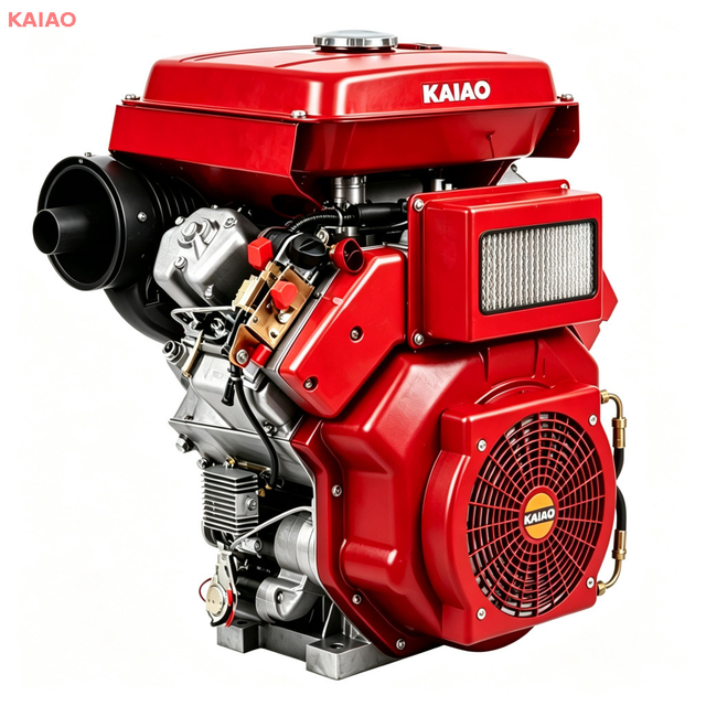 KA2V92 KAIAO AIR COOLED DOUBLE CYLINDER DIESEL ENGINE 20Hp MAX DIESEL ENGINE