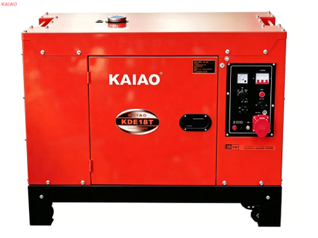 KDE18T 15KW SILENT Double Cylinder Diesel Generator SET